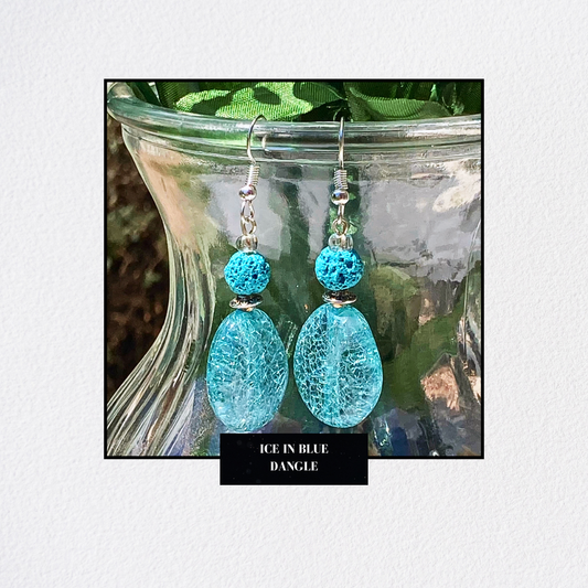 Ice in Blue Dangle